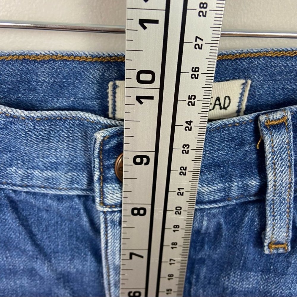 Madewell Rivet & Thread Straight Leg Premium Denim Jeans Size 24 Button Fly Jean - Picture 10 of 13